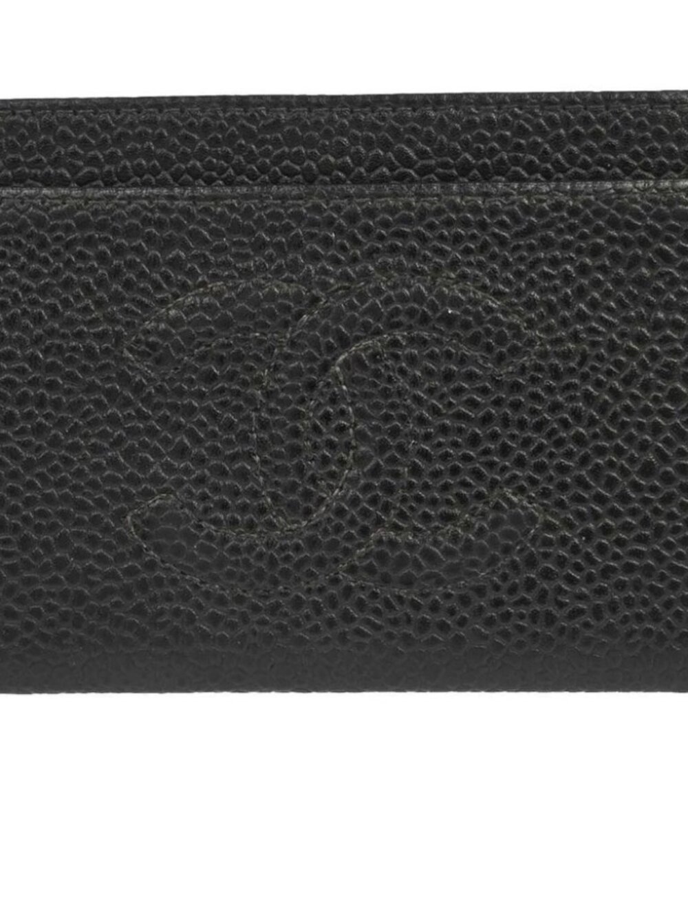 Chanel Black Calfskin Cardholder Small Good